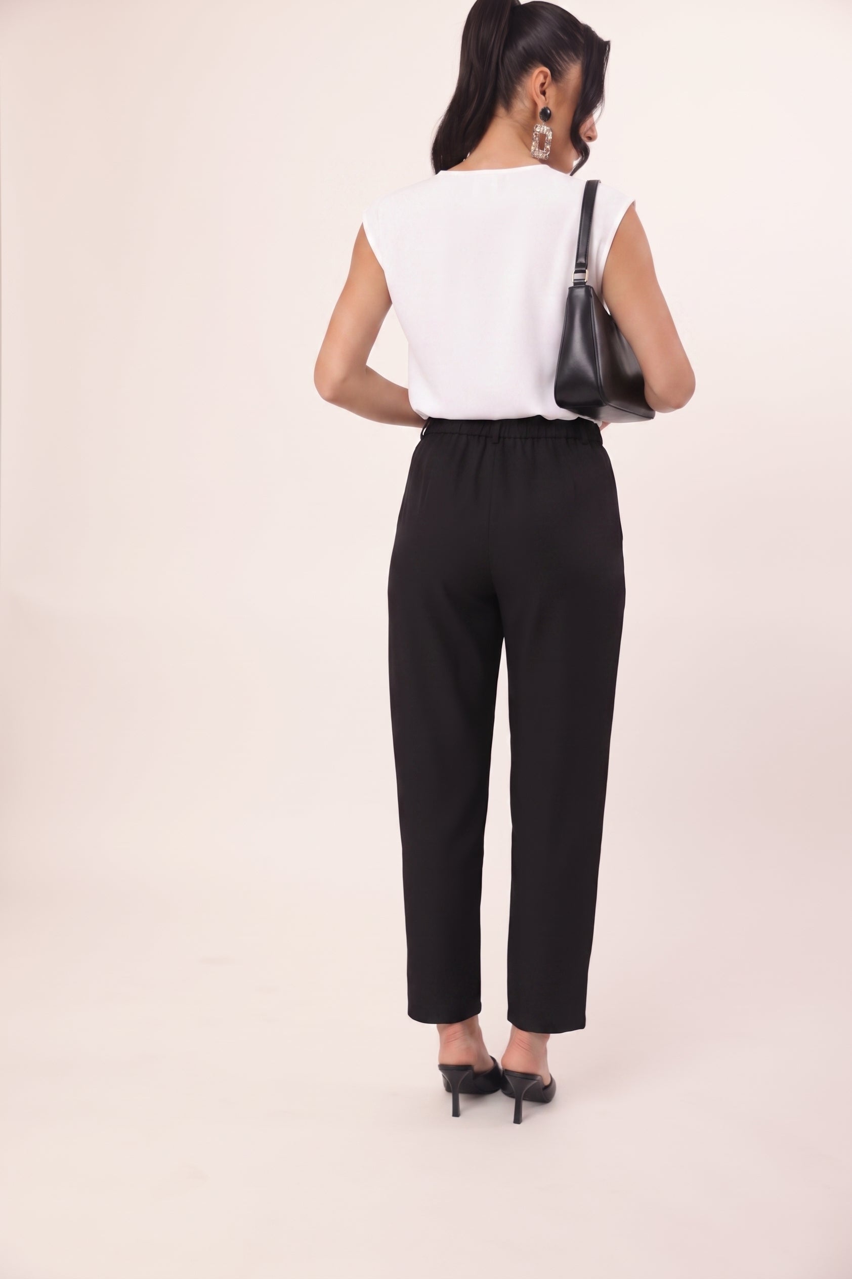 Pantalone Pratico Nero|Colore:Nero