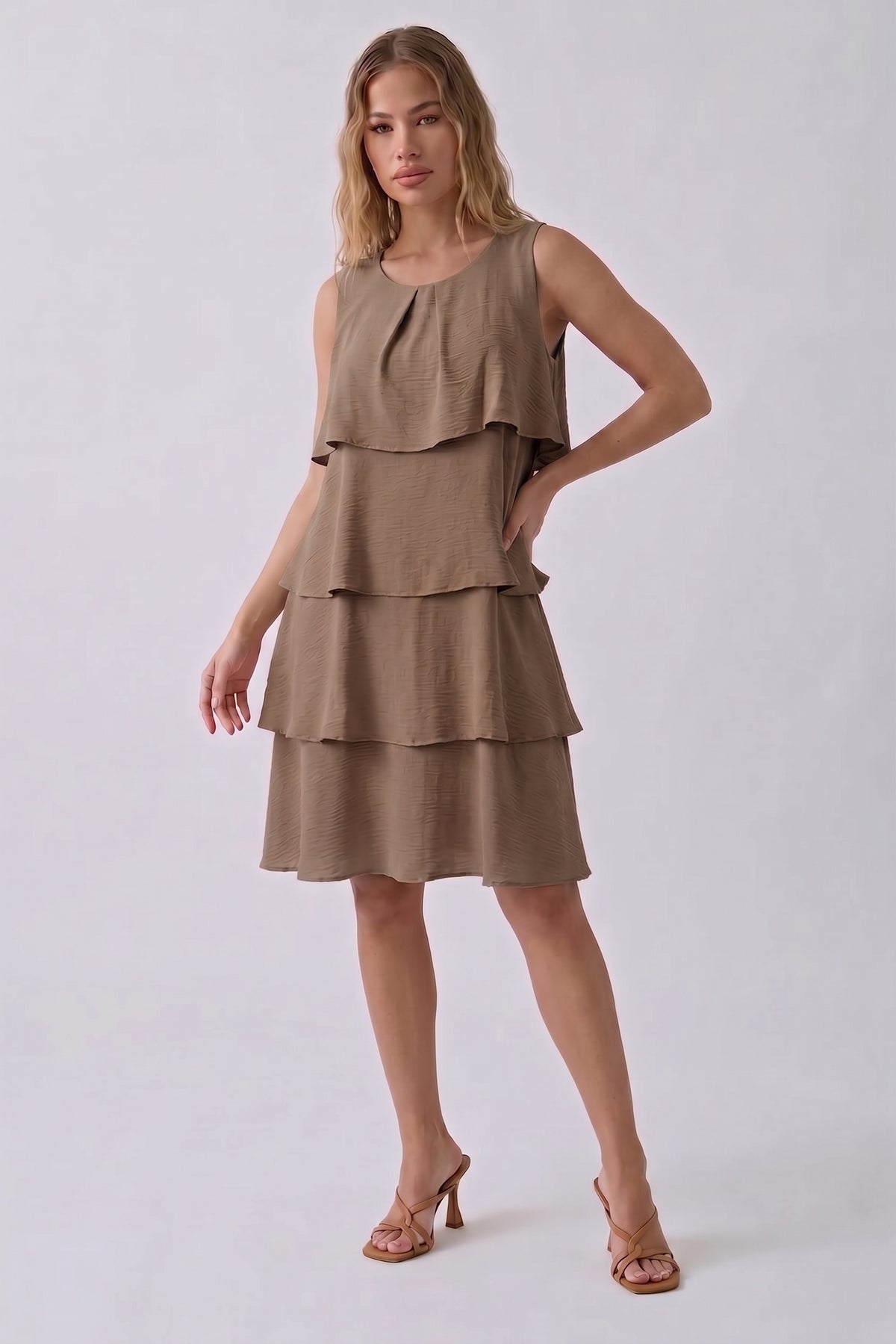 Abito Valery Cammello|Colore:Cammello