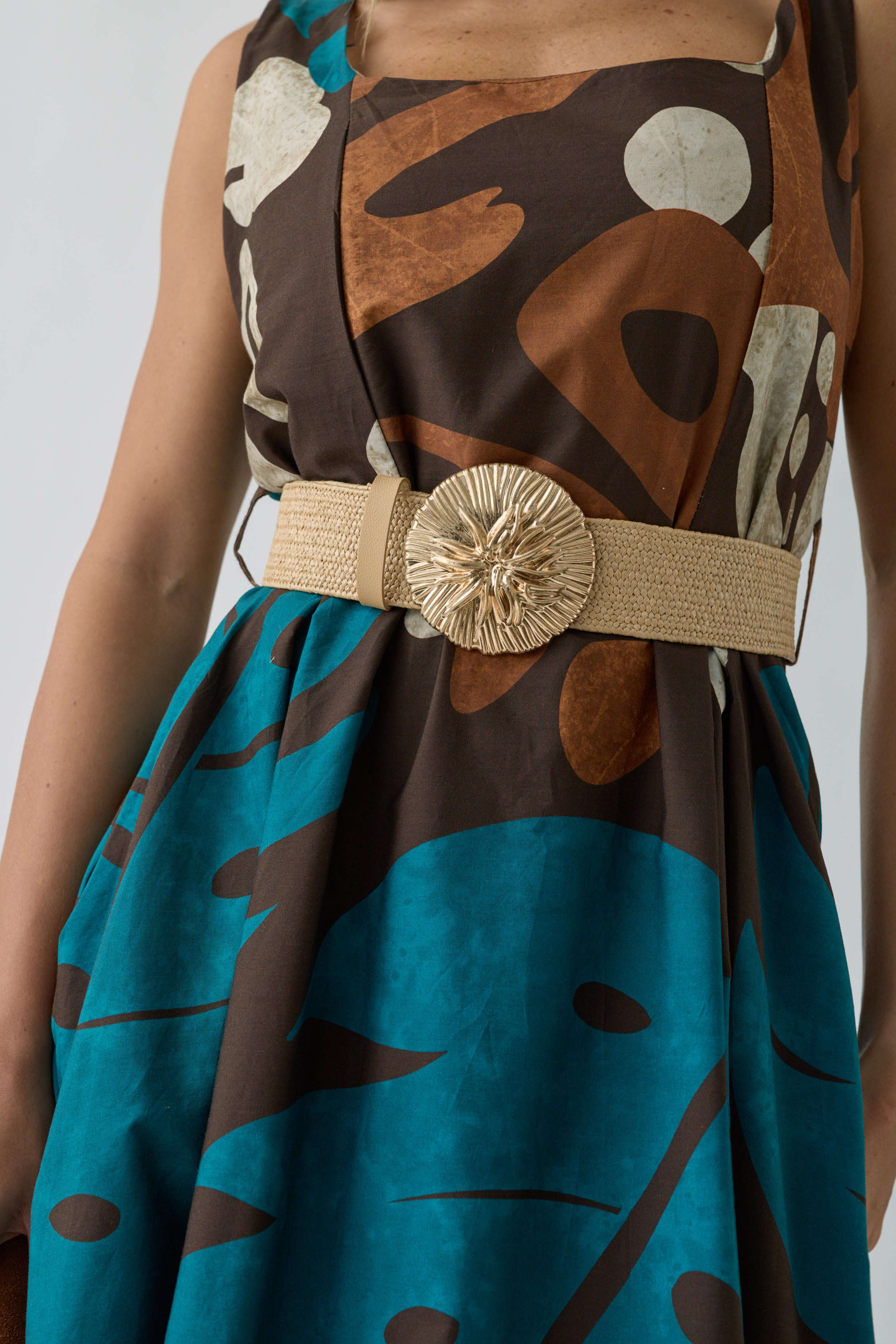 Cintura Rafia Niky beige chiaro|Colore:Beige chiaro