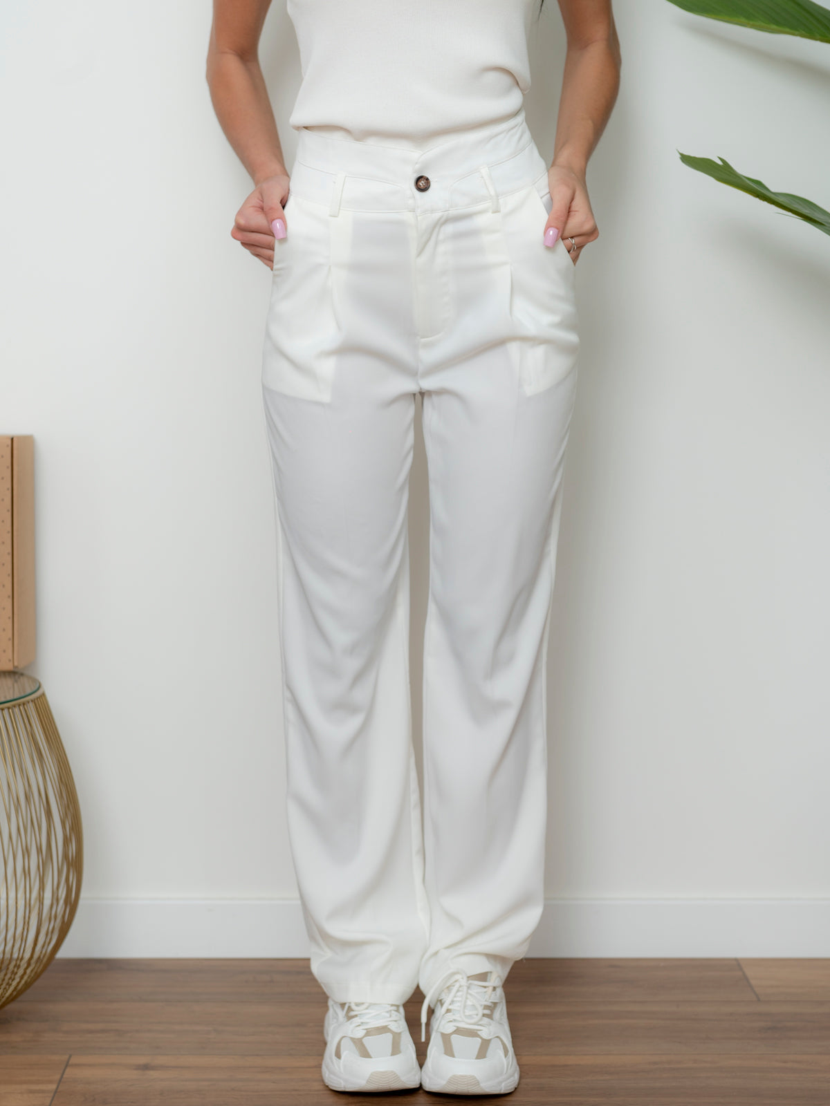 Pantalone City Classy bianco|Colore:Bianco