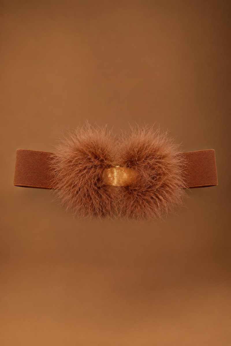 Cintura Furry tabacco|Colore:Tabacco