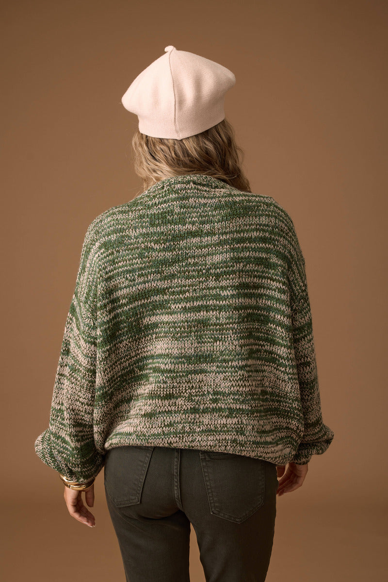 Cardigan Bottoni Oro verde|Colore:Verde
