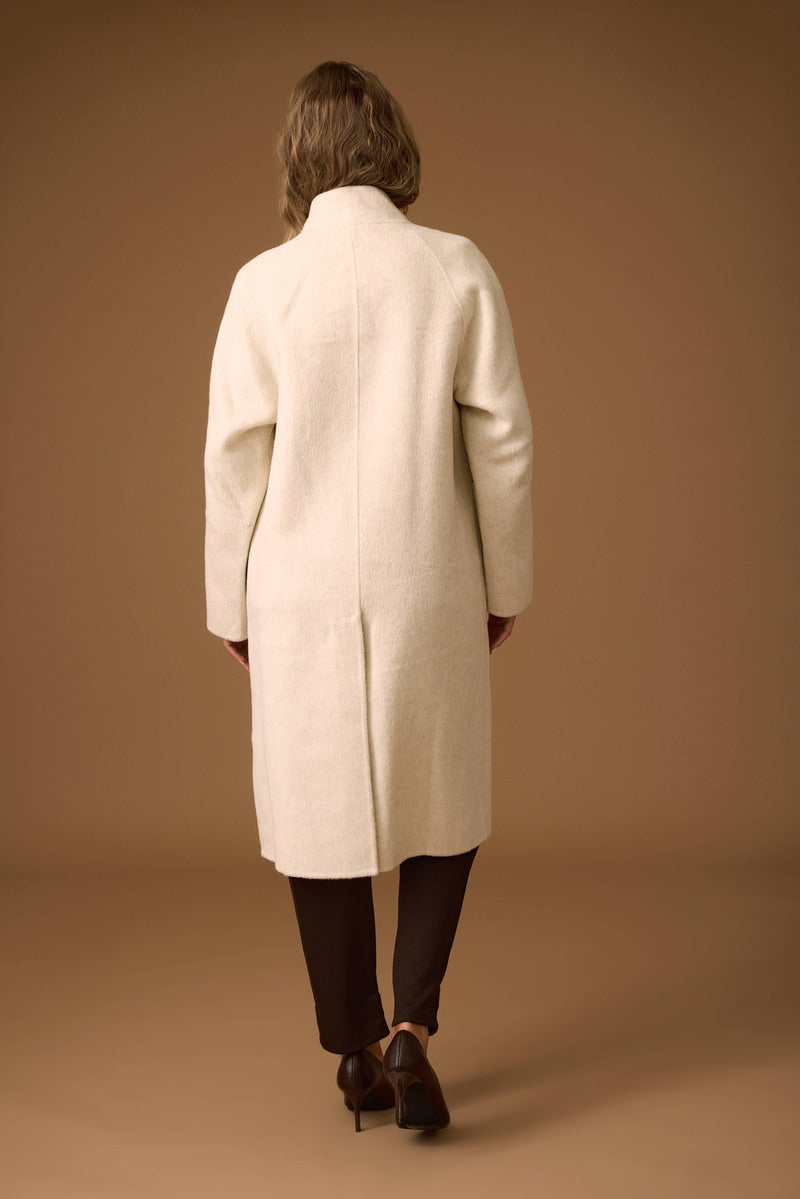 Cappotto Lungo Amy Gesso|Colore:Gesso