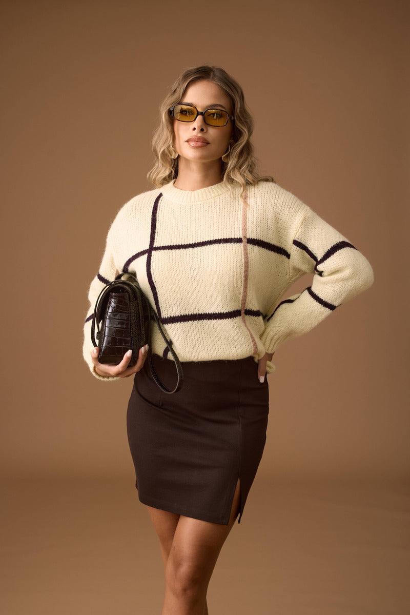 Pull Mondrian Giallo|Colore:Giallo
