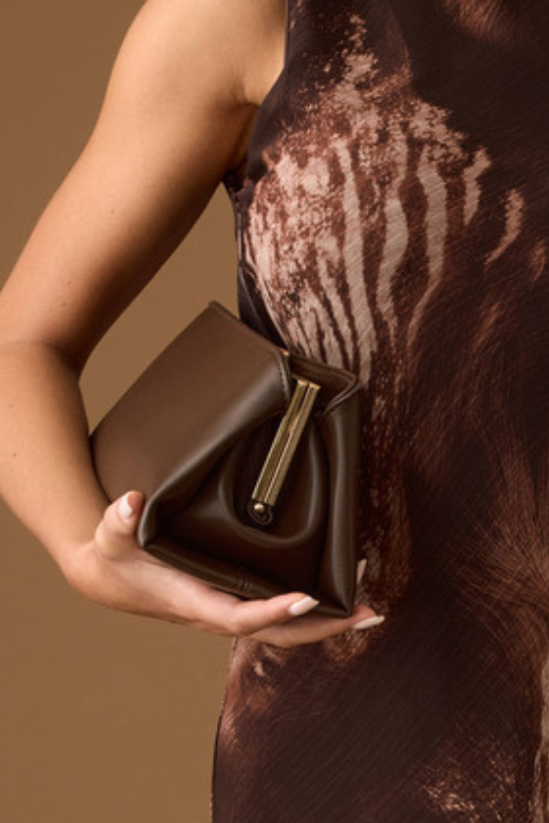 Clutch Elegance Testa di moro|Colore:Testa di moro