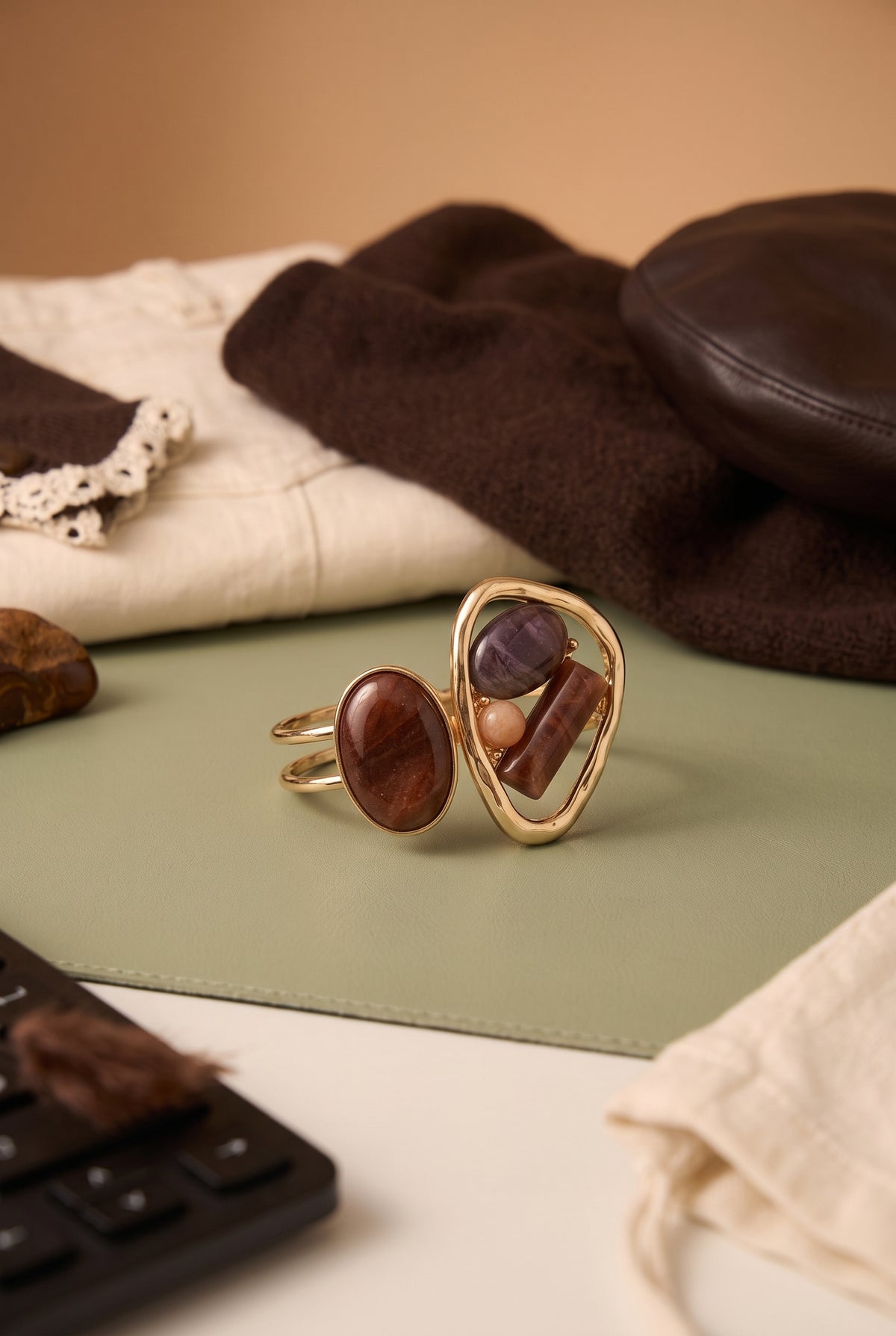 Bracciale Con Pietre cacao|Colore:Cacao