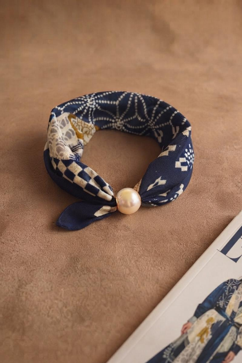 Foulard Patch Blu|Colore:Blu