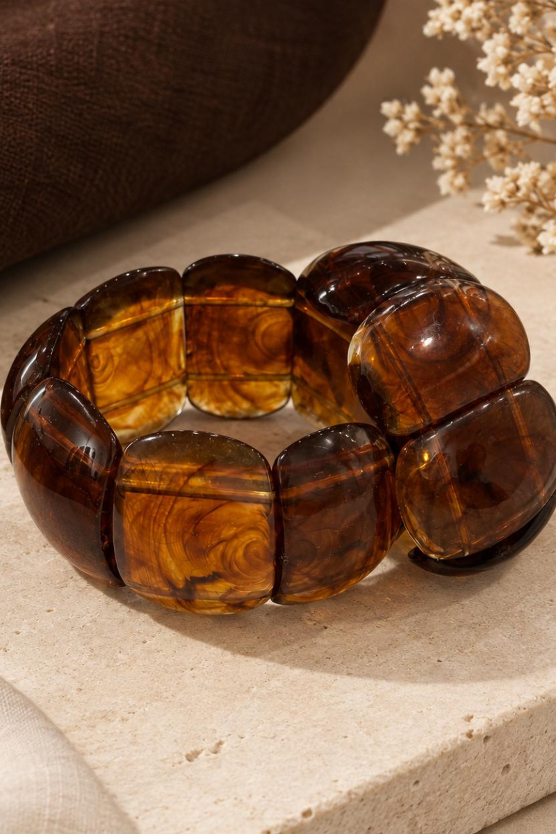 Bracciale Elastico cacao|Colore:Cacao