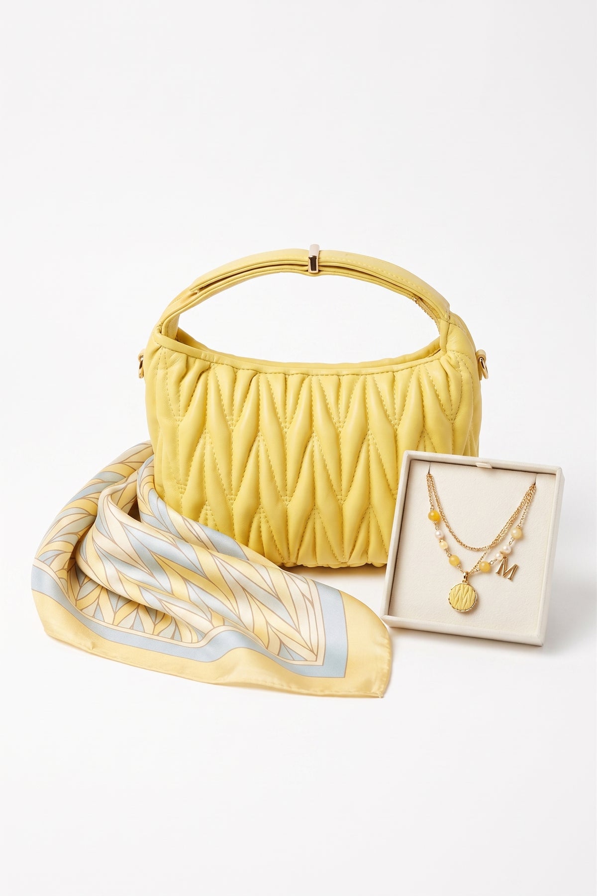 Minibag Trapuntata giallo|Colore:Giallo