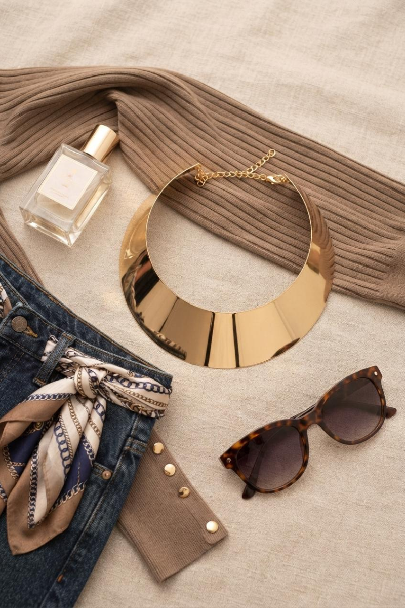 Chocker Placca oro|Colore:Oro