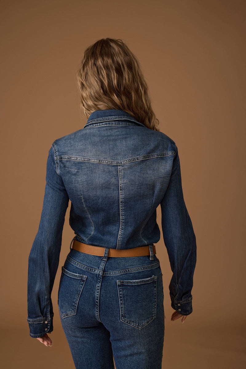 Camicia Denim denim|Colore:Denim