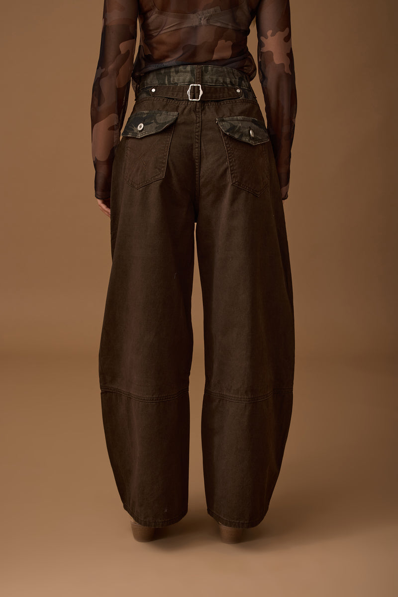 Pantalone Ballon Military testa di moro|Colore:Testa di moro