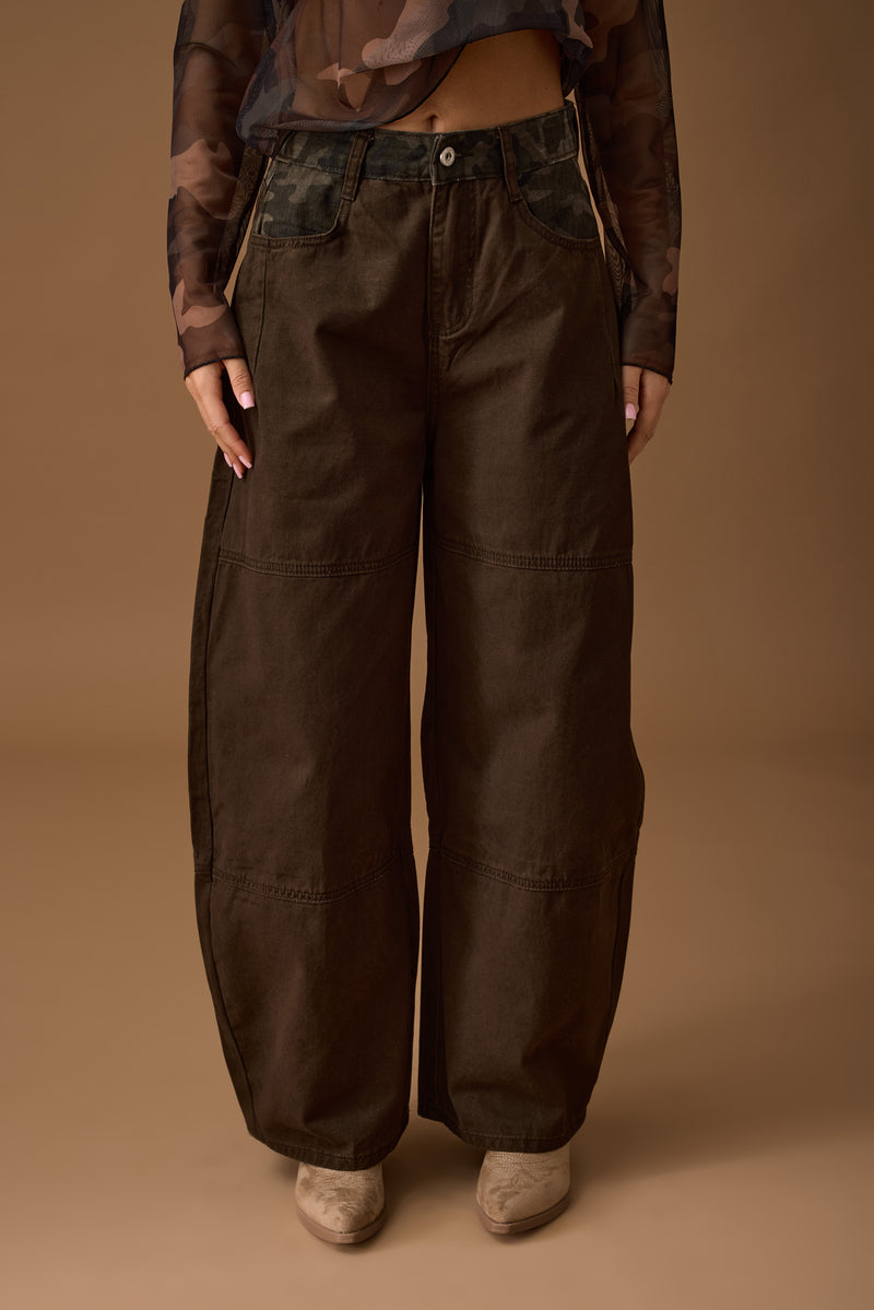 Pantalone Ballon Military testa di moro|Colore:Testa di moro