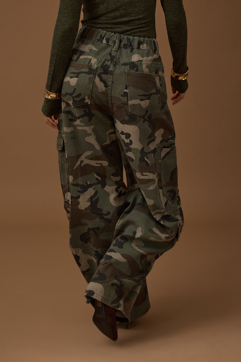 Pantalone Militare verde militare|Colore:Verde militare