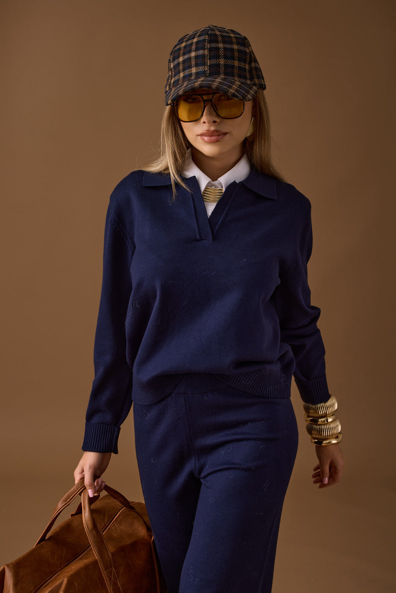 Cappello Tartan blu|Colore:Blu