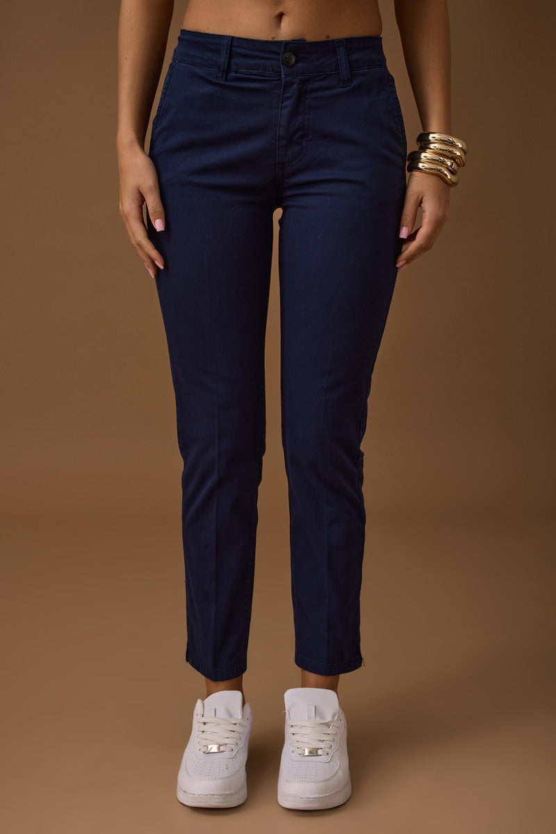 Pantalone Basic Blu|Colore:Blu