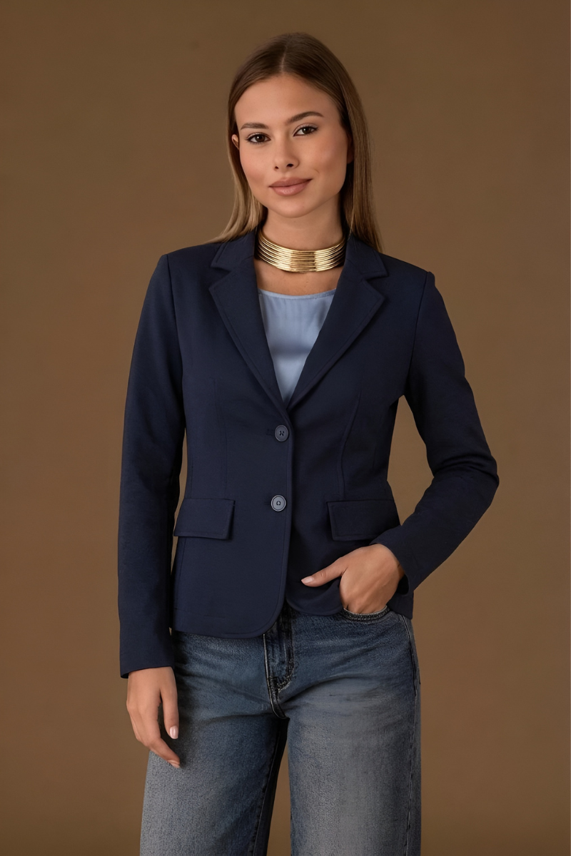 Giacca In Felpa blu|Colore:Blu