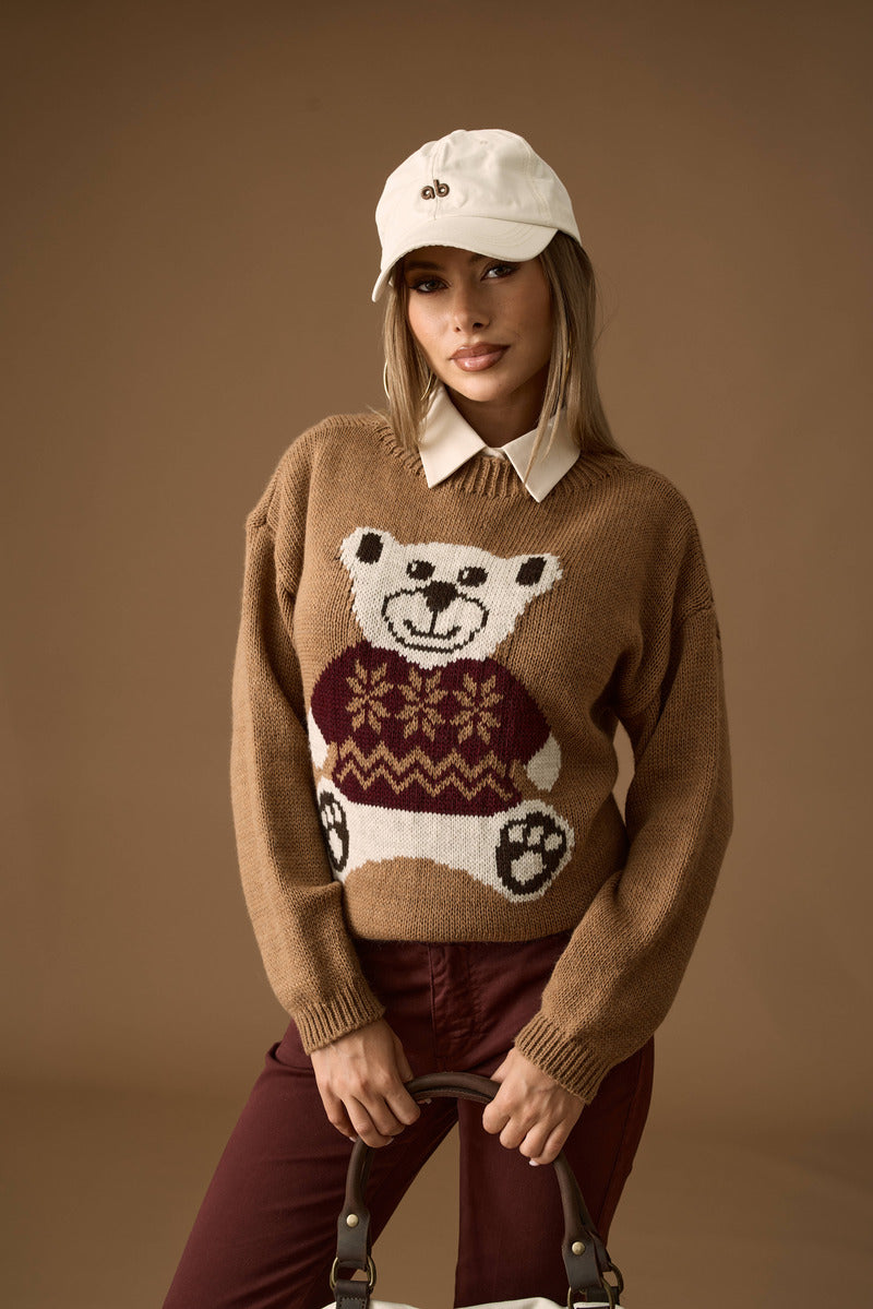 Pull Teddy cammello|Colore:Cammello