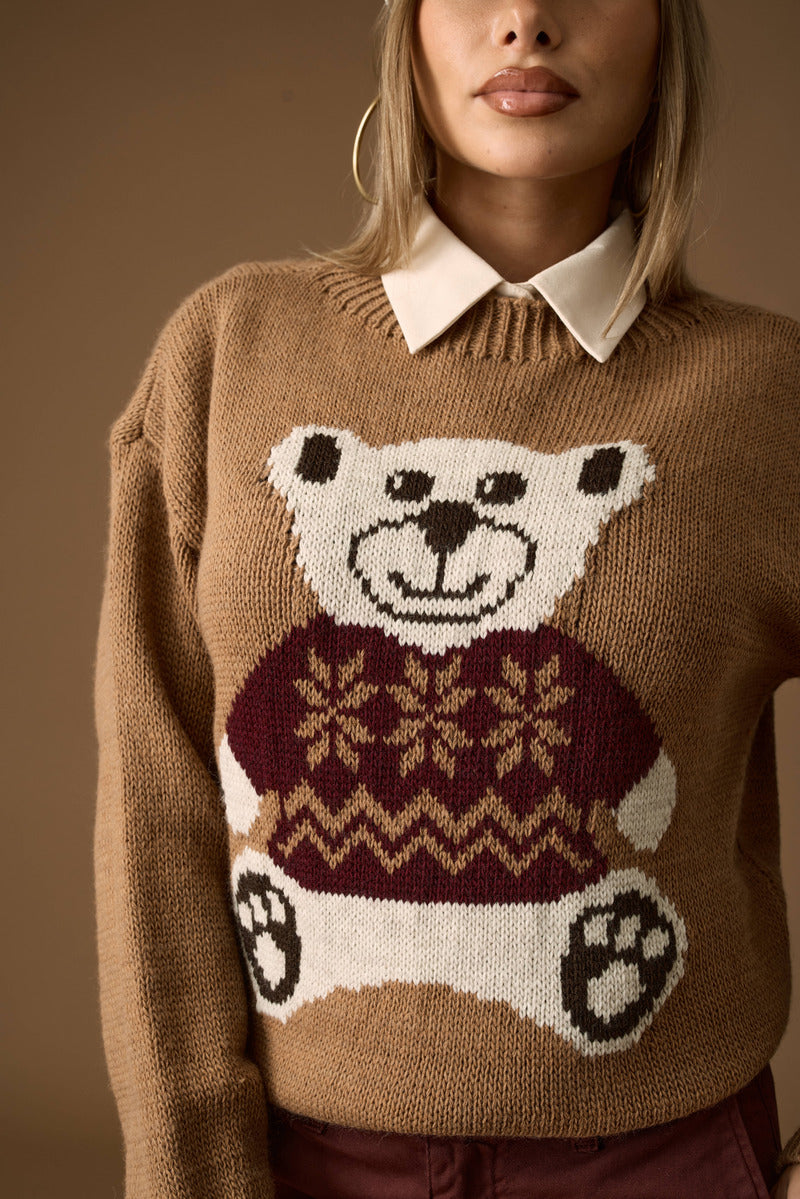 Pull Teddy cammello|Colore:Cammello