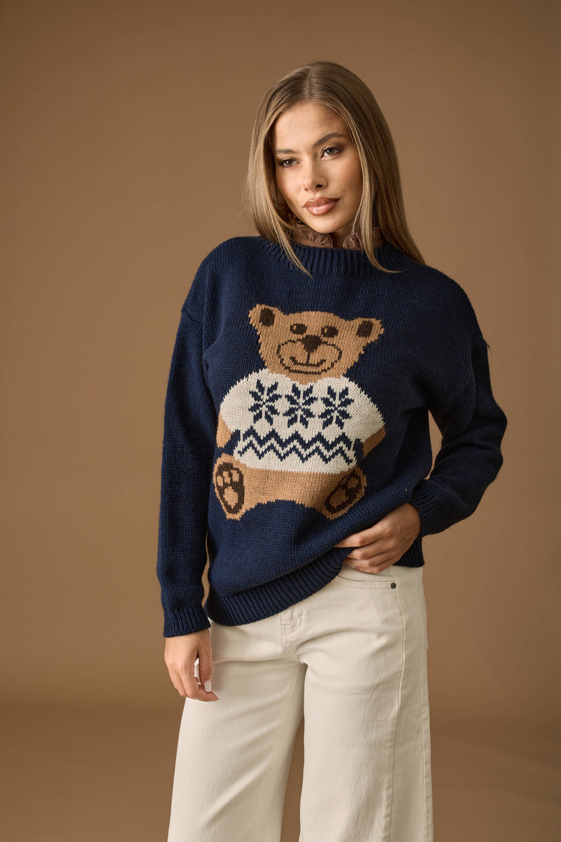 Pull Teddy blu|Colore:Blu