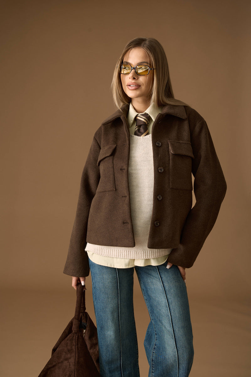 Giacca Paddington testa di moro|Colore:Testa di moro