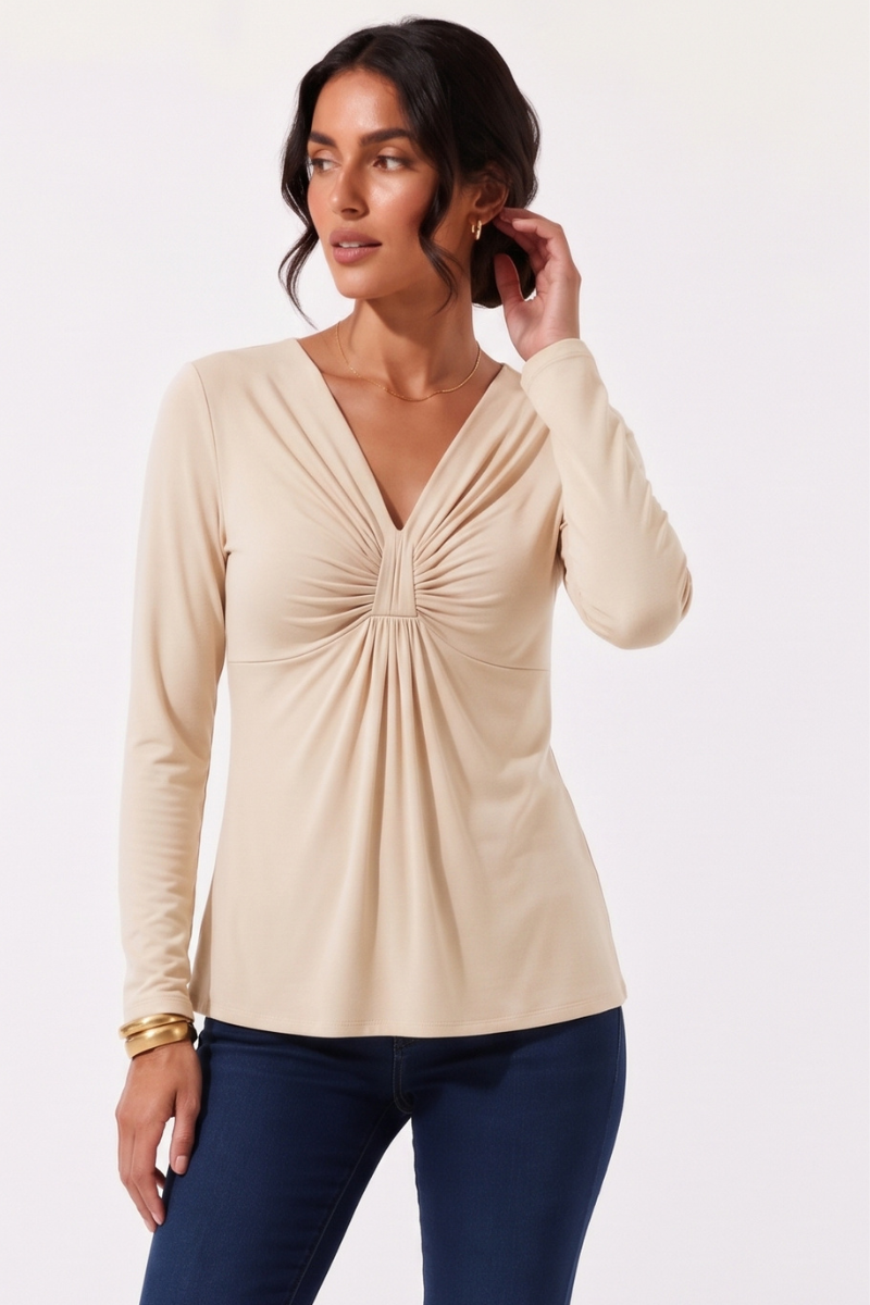 Maglia Nodo beige|Colore:Beige