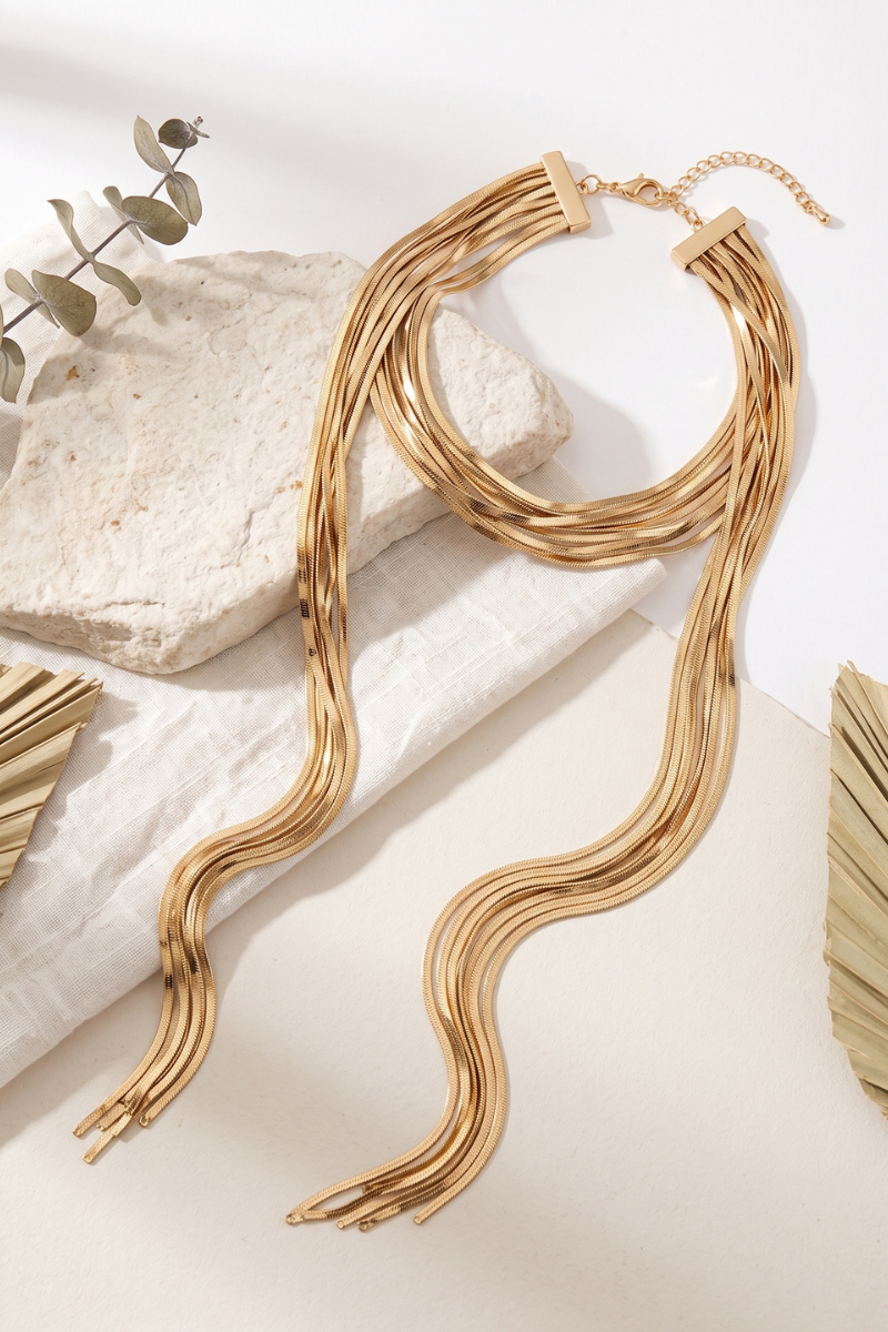 Collana Fili oro|Colore:Oro