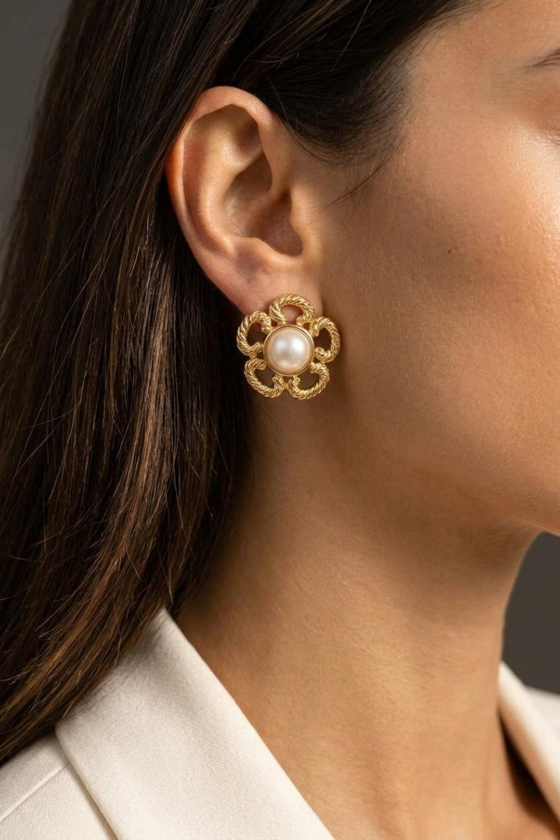 Eternity Pearl- Orecchini oro|Colore:Oro