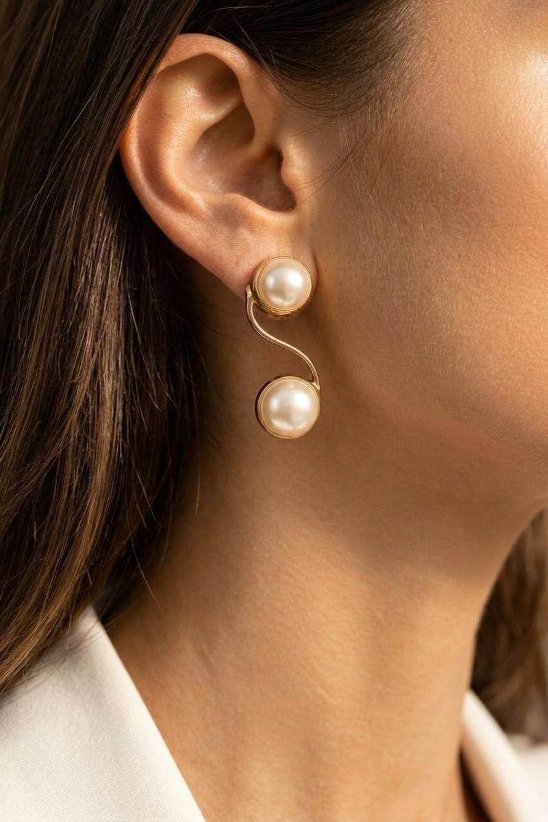 Eternity Pearl- Orecchini oro|Colore:Oro