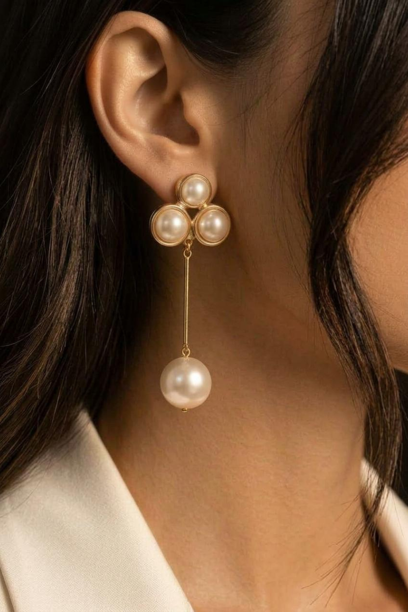 Eternity Pearl- Orecchini oro|Colore:Oro