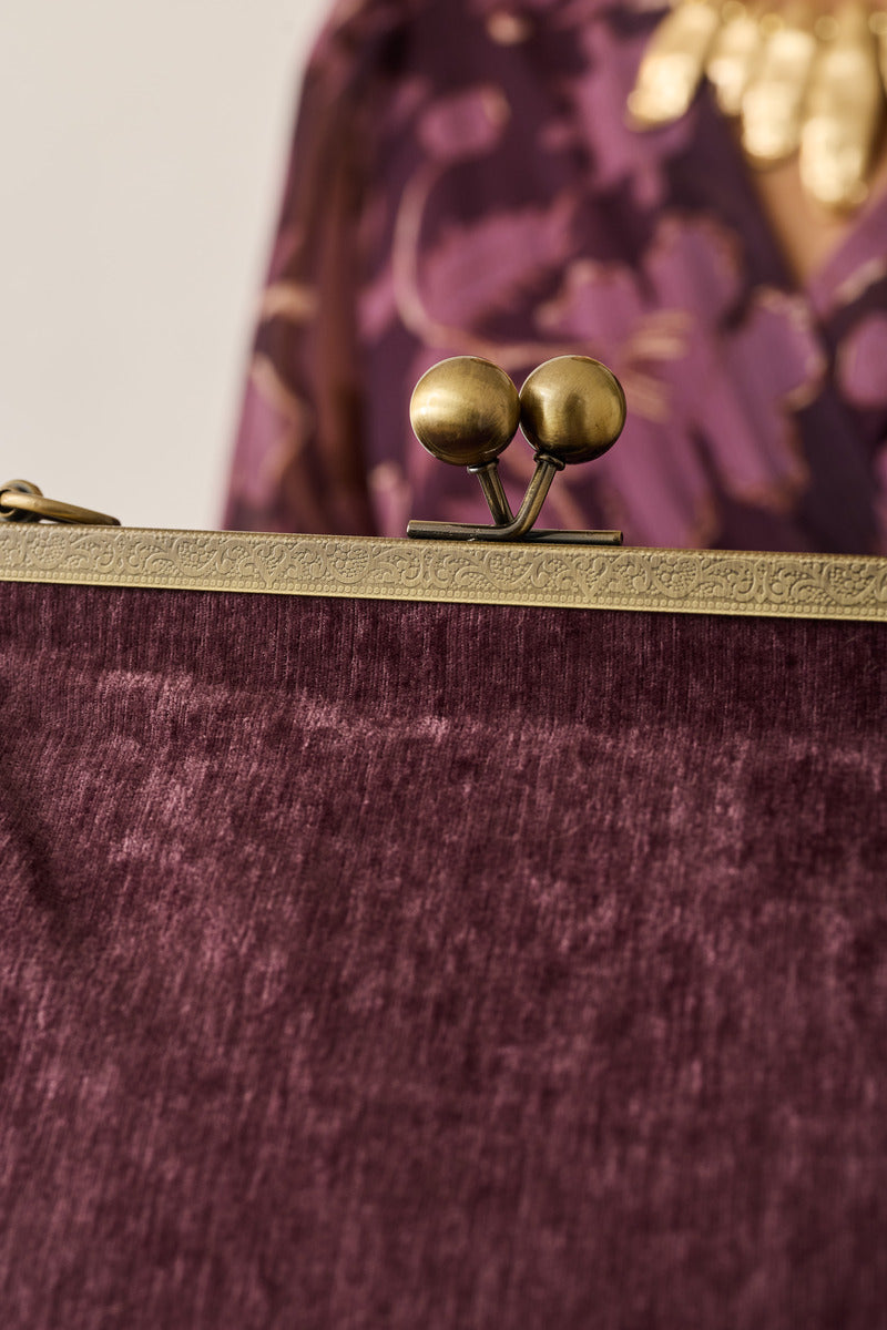 Clutch Epoque borgogna|Colore:Borgogna