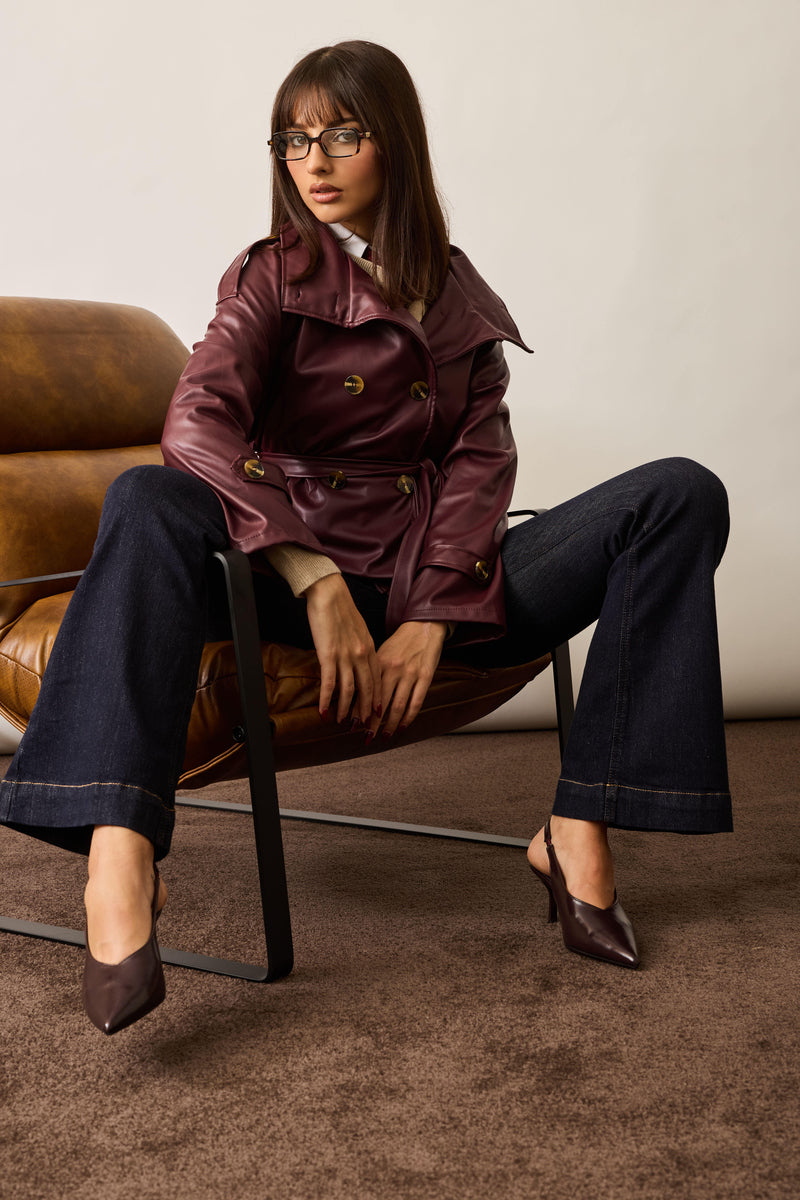 Jeans Zampa Con Fascia denim scuro|Colore:Denim scuro
