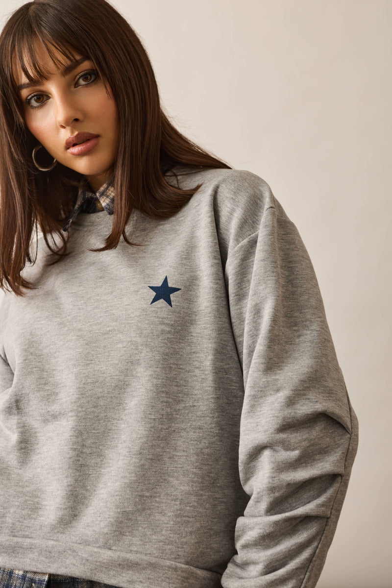 Felpa Good Days grigio|Colore:Grigio