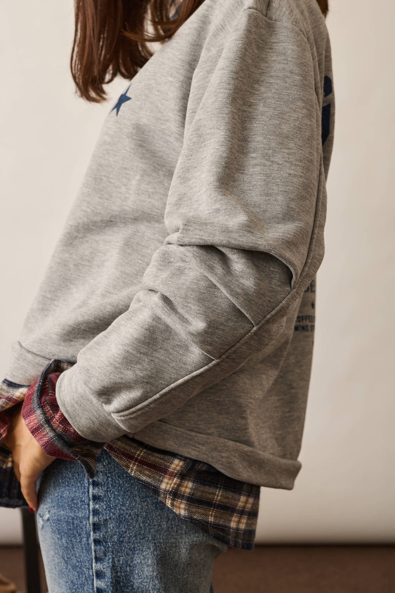 Felpa Good Days grigio|Colore:Grigio