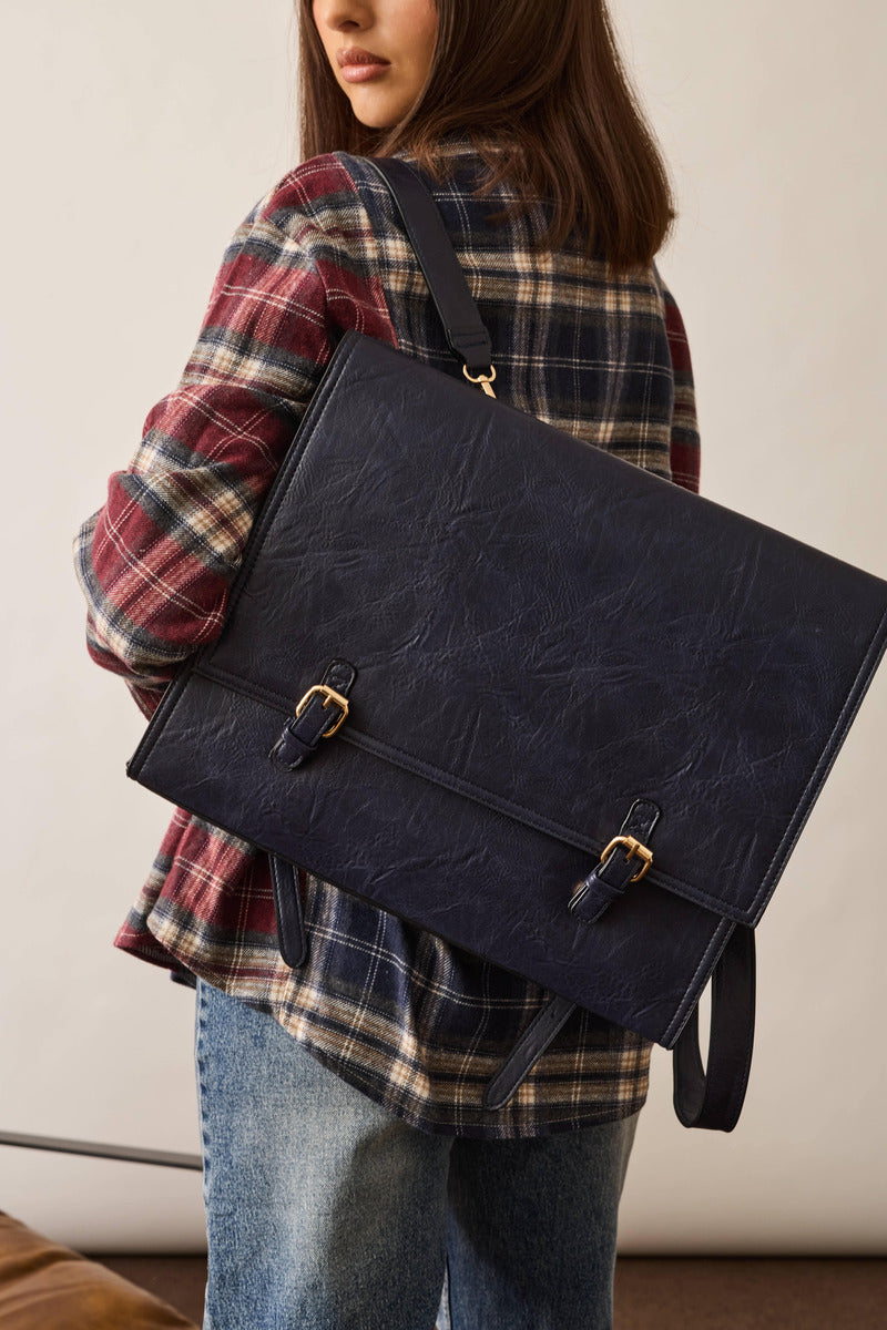 Borsa Cartella blu|Colore:Blu