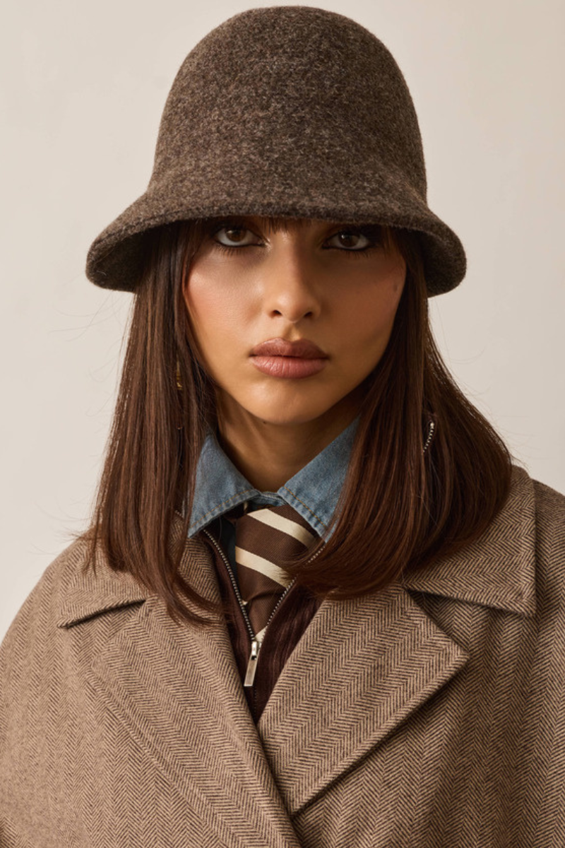 Cappello Cloche testa di moro|Colore:Testa di moro