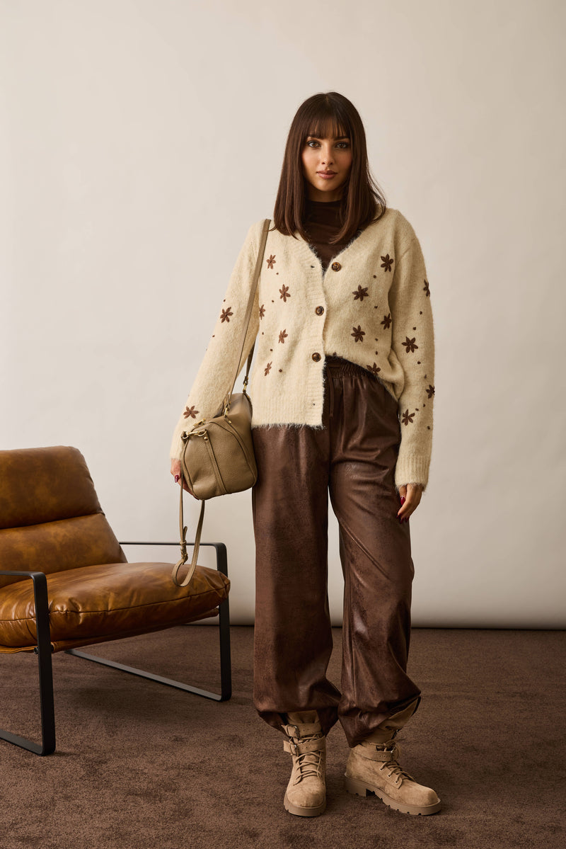 Pantalone Nabuk testa di moro|Colore:Testa di moro