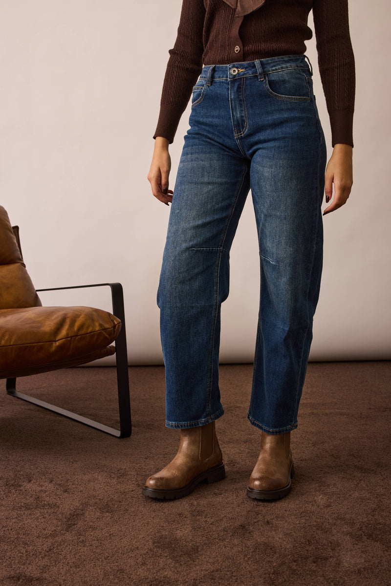 Jeans Ballon denim|Colore:Denim