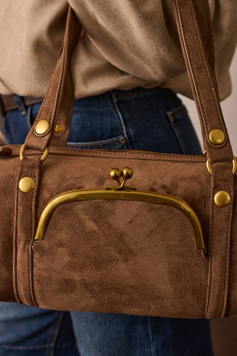 Borsa A Spalla taupe|Colore:Taupe