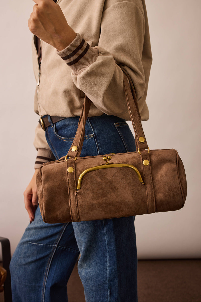 Borsa A Spalla taupe|Colore:Taupe