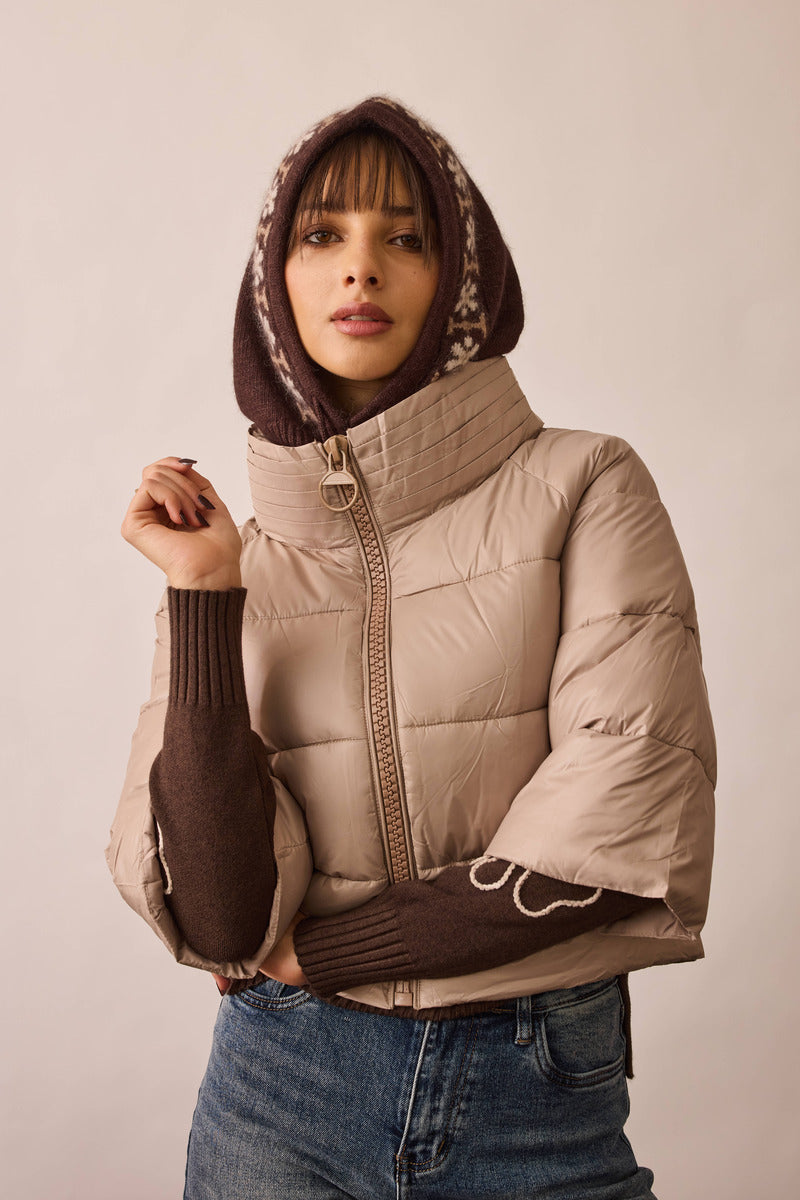 Giubbino Manica 3/4 beige|Colore:Beige