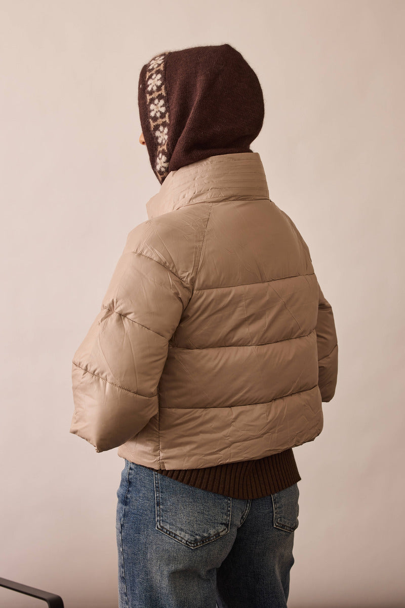 Giubbino Manica 3/4 beige|Colore:Beige