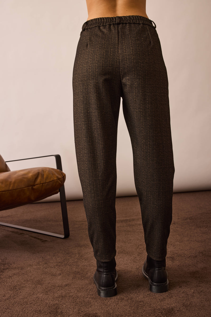 Pantalone Con Elastico nero|Colore:Nero