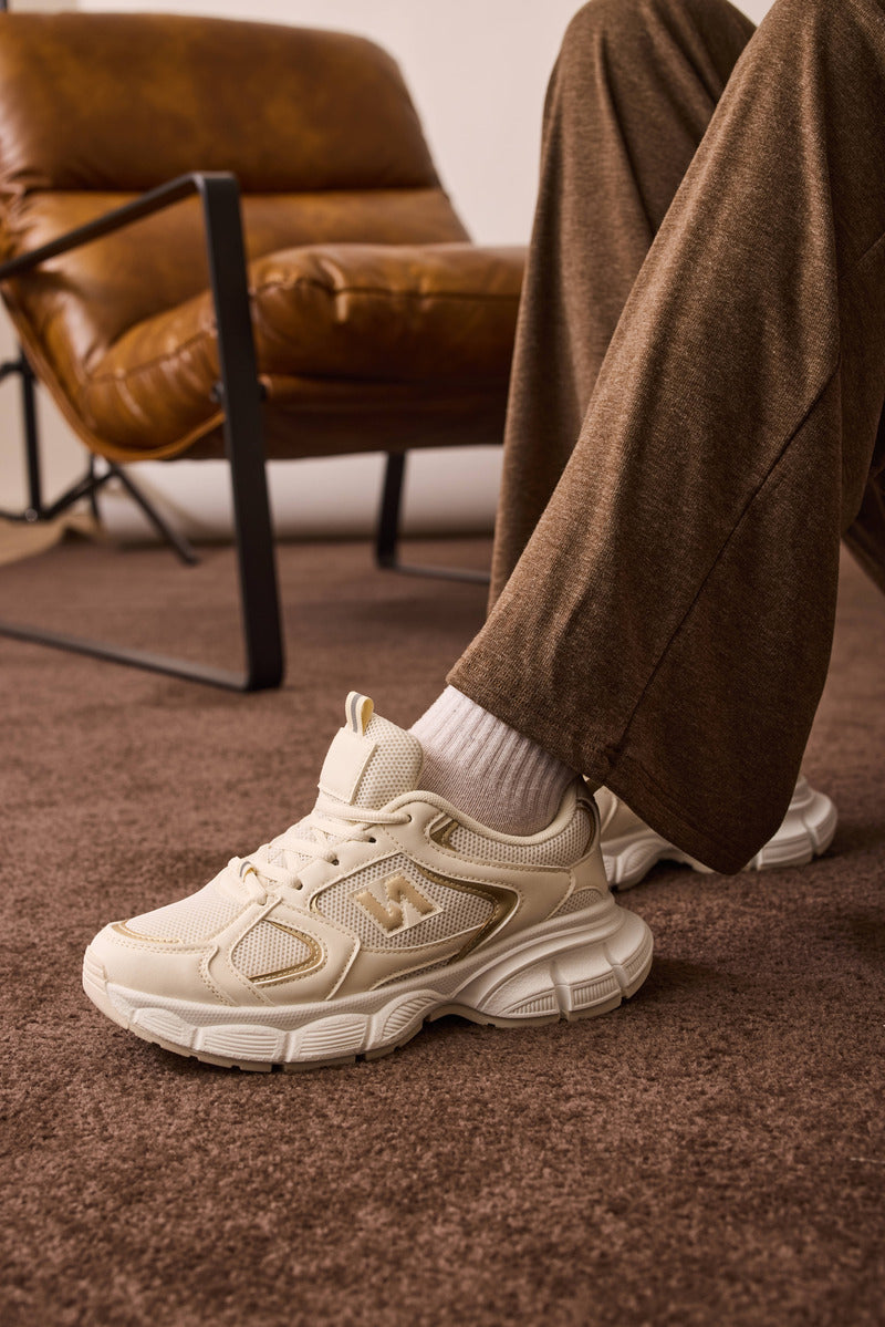 Sneakers City beige chiaro|Colore:Beige chiaro