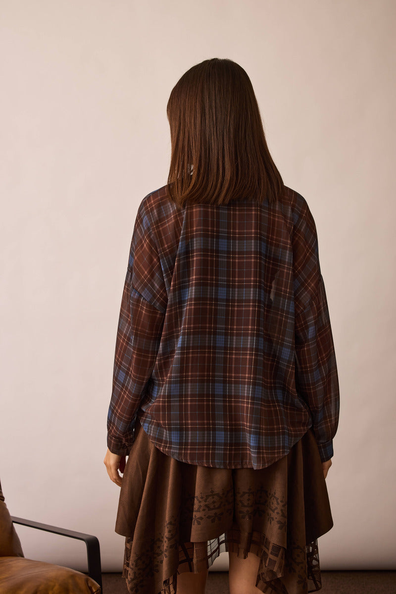 Camicia Quadri testa di moro|Colore:Testa di moro