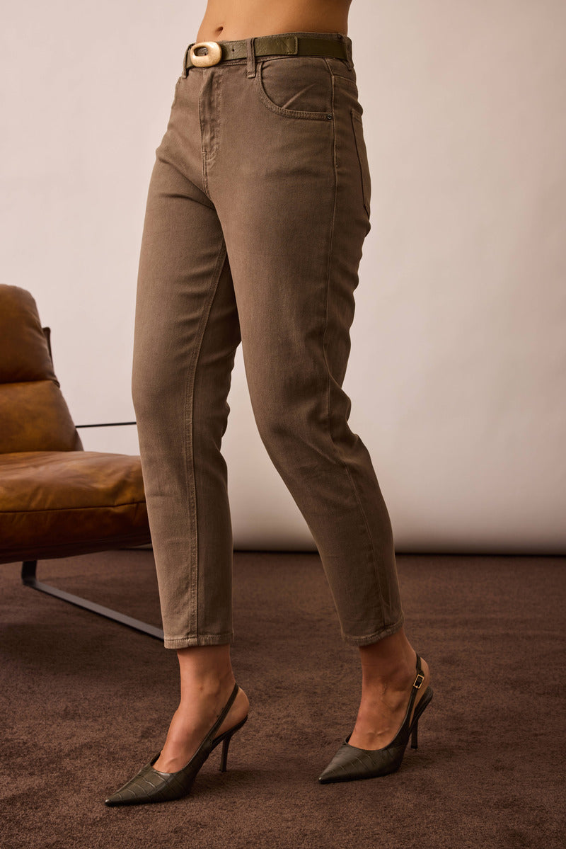 Pantalone Regular Fango|Colore:Fango