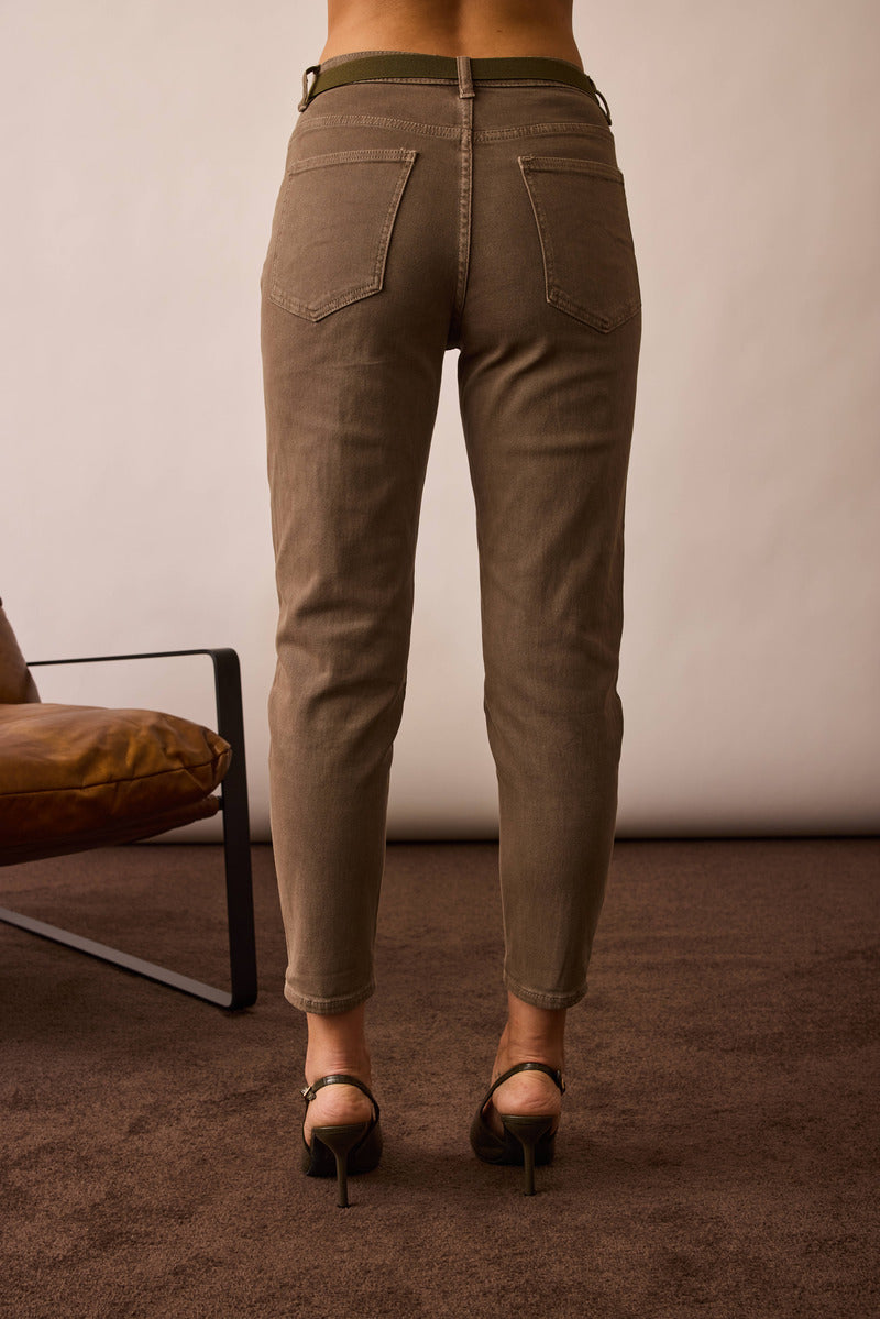 Pantalone Regular Fango|Colore:Fango