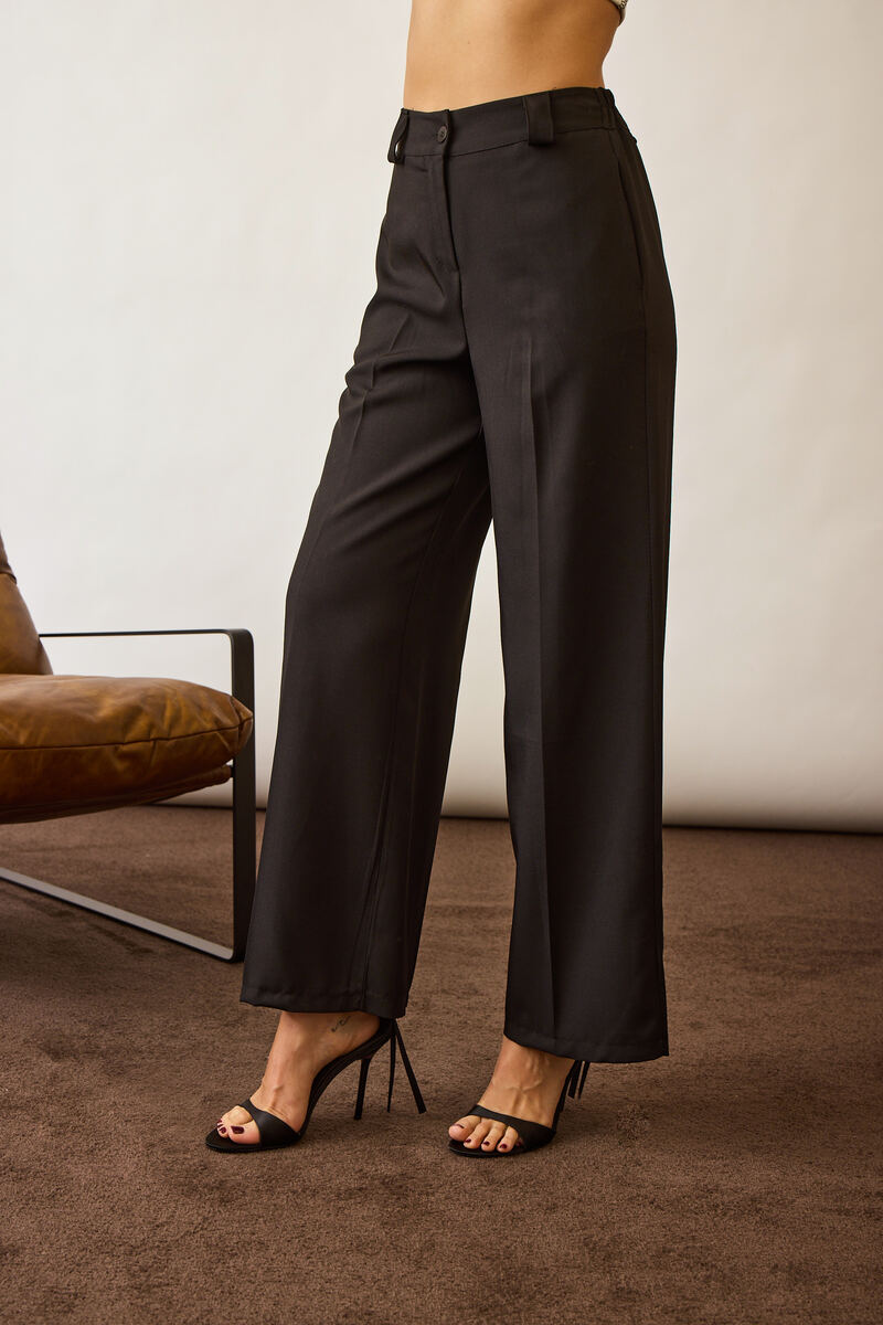 Pantalone Palazzo Nero|Colore:Nero