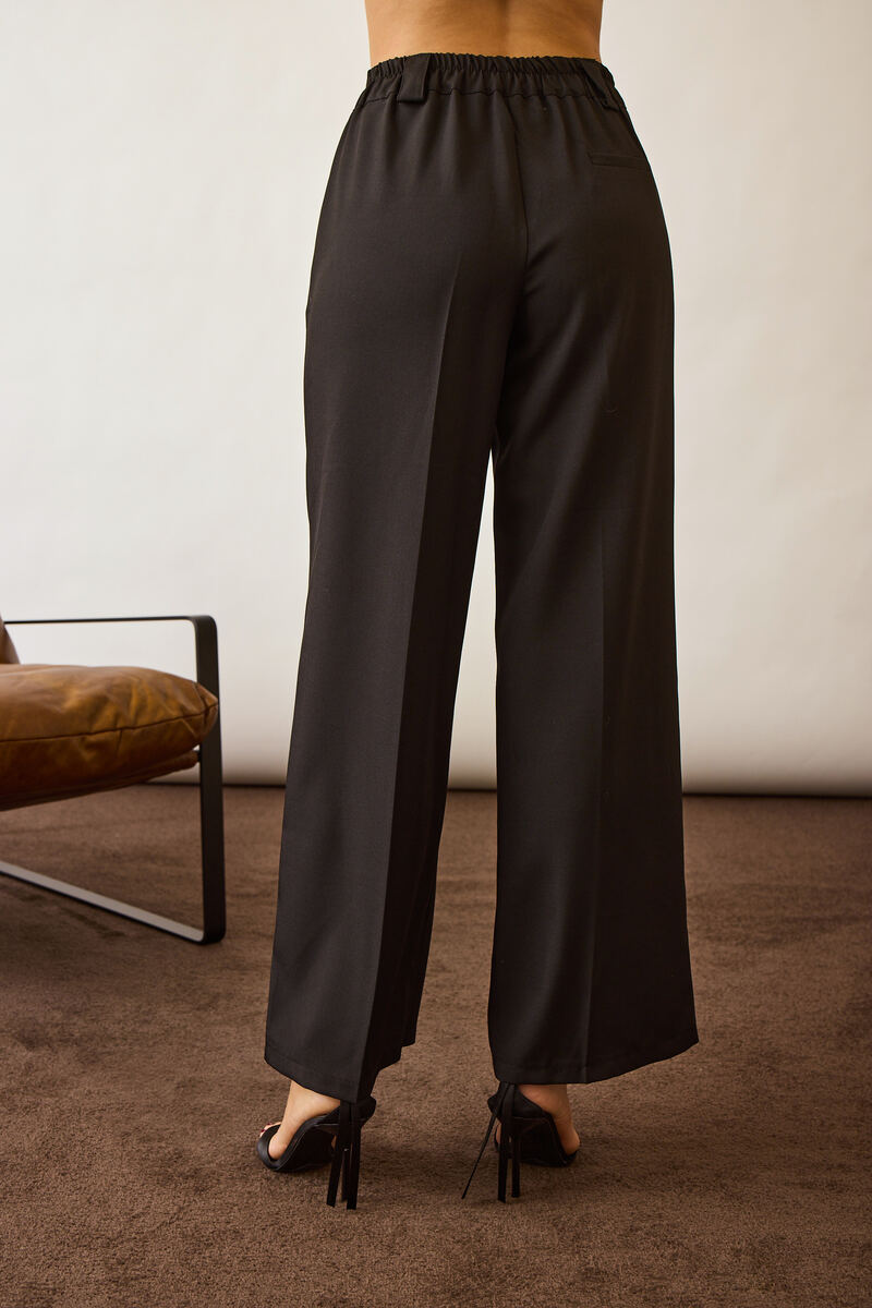 Pantalone Palazzo Nero|Colore:Nero