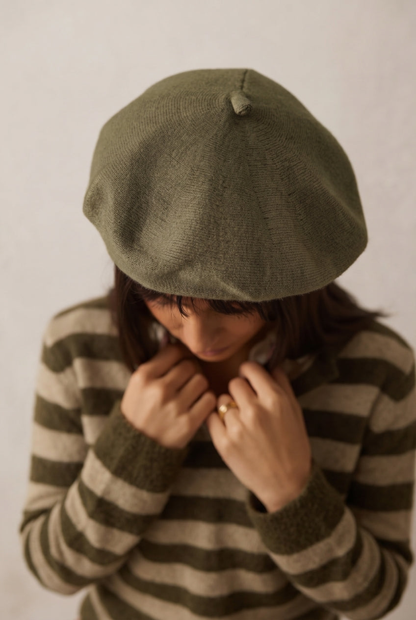 Basco verde militare|Colore:Verde militare